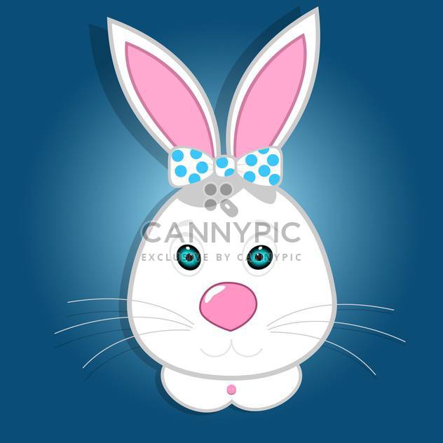Cute funny bunny vector illustration - бесплатный vector #131251