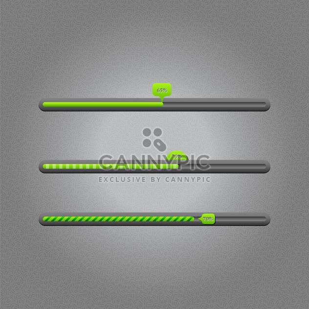 Vector loading bars on grey background - Kostenloses vector #131641