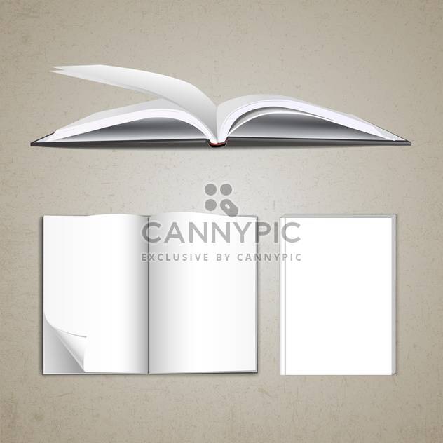 blank pages inside of notebook - Kostenloses vector #133231