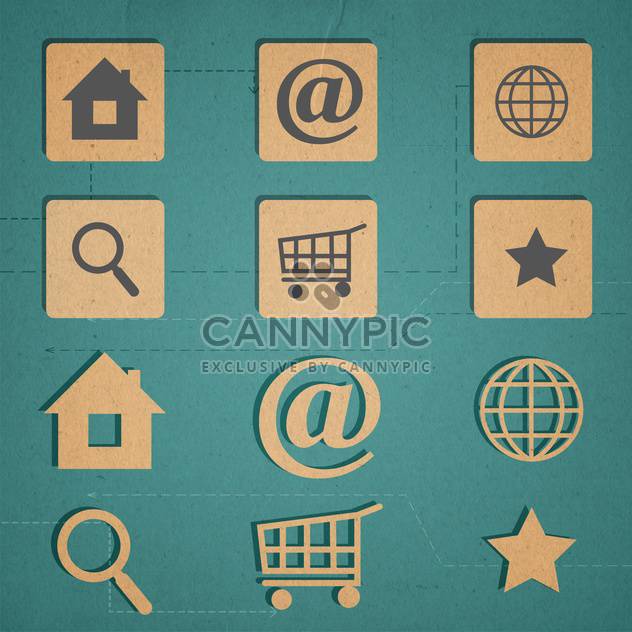 web icons set internet collection - Free vector #134311