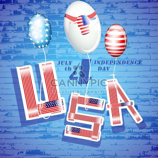usa independence day background - vector #134481 gratis