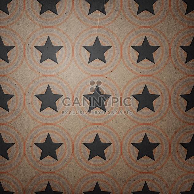 monochrome vintage texture with stars - vector gratuit #134741 