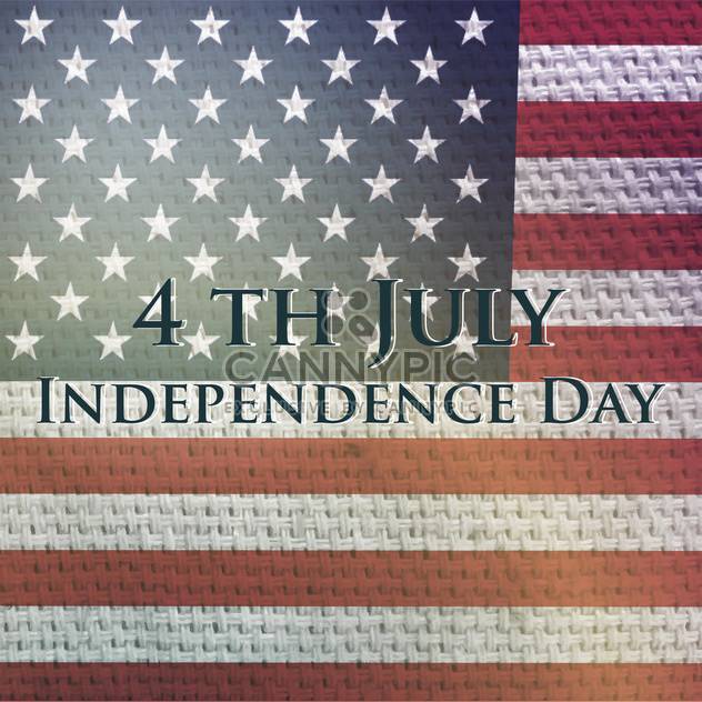 vintage vector independence day background - Free vector #134751