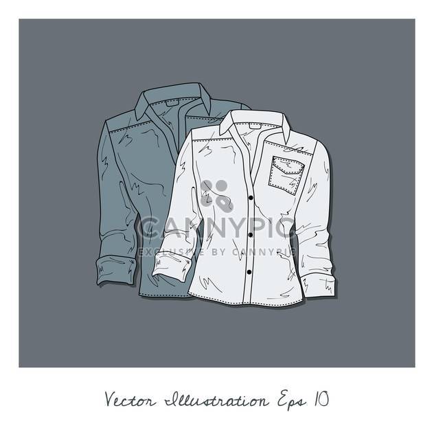 vector background with blouses collection - vector #134931 gratis