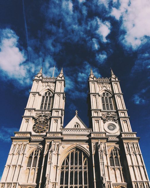 Westminster abbey on beautiful sky background - image gratuit #136441 