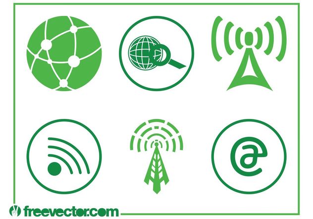 Technology And Internet Icons - бесплатный vector #139981