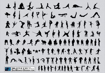 Sports Silhouettes - Kostenloses vector #141351