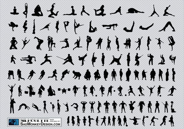 Sports Silhouettes - Kostenloses vector #141351
