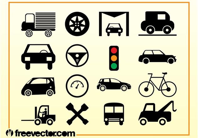 Transport Icons Vector - Free vector #142091