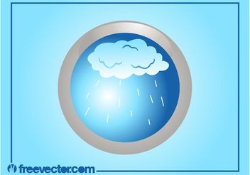 Rain Icon Vector - Free vector #142211