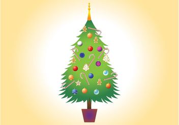 Christmas Tree Vector Image - vector #143281 gratis