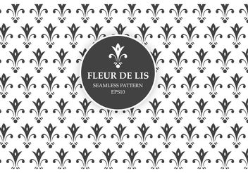 Free Vector Fleur De Lis Seamless Pattern - vector gratuit #143571 