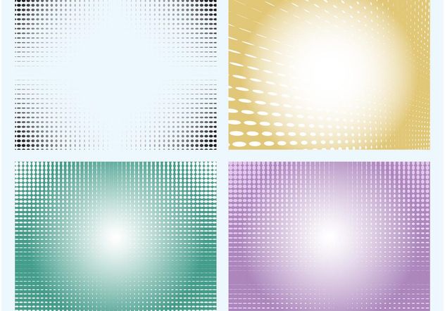 Dotted Backgrounds - vector #144411 gratis