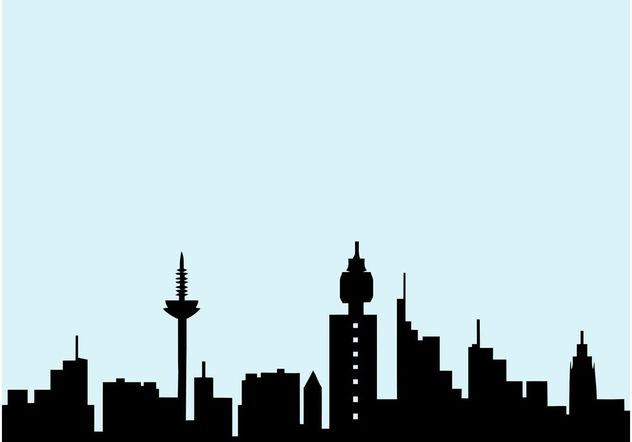 Frankfurt Skyline - Free vector #145181