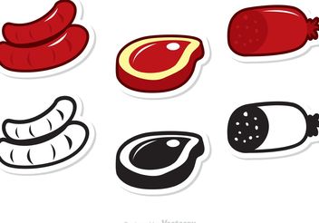 Meat Vector Pack - Free vector #147371