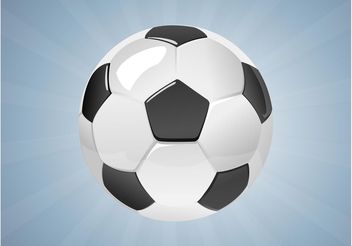 Soccer Ball Vector - бесплатный vector #148301
