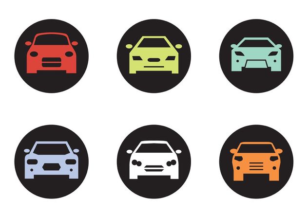 Black Car Front Silhouettes - Free vector #149151