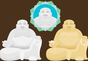 Fat Buddha Vectors - vector #149851 gratis