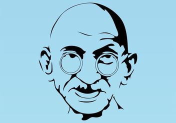 Gandhi Vector - бесплатный vector #150041