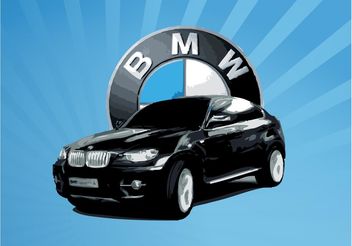 BMW X6 Vector - vector #150061 gratis