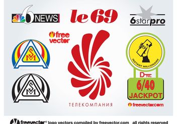 6 Logos - Free vector #151691