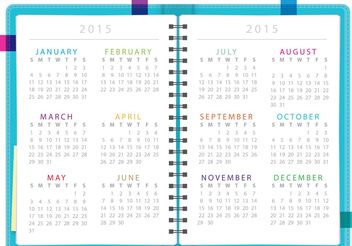 Daily Planner Notebook Vector - Free vector #151841