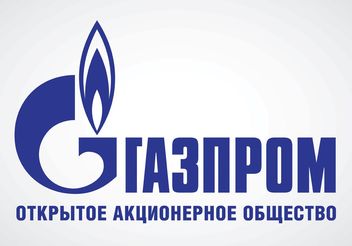 Gazprom Russian Logo - vector #152381 gratis