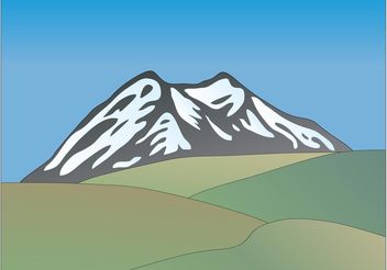 Mountain Landscape Vector - бесплатный vector #153091