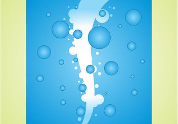 Water Bubbles Vector - vector #153441 gratis