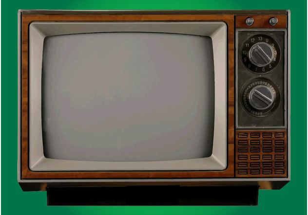 Old Television - vector gratuit #154371 
