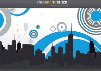 Building Vector Silhouettes - vector #155181 gratis