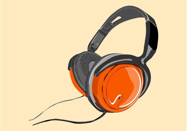 Shiny Headphones - Free vector #155491