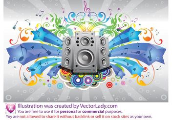 Music Sound System - Free vector #155691
