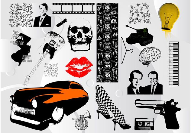 Cool Vector Images Pack - Free vector #156201
