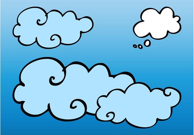 Vector Clouds - Free vector #156801