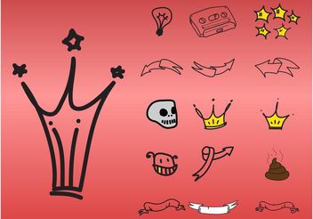 Doodle Icons - vector gratuit #157321 