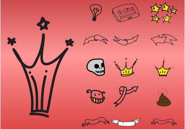 Doodle Icons - vector #157321 gratis