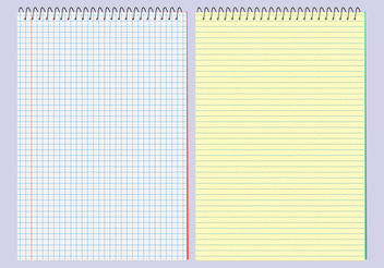 Vector Notebooks Templates - vector gratuit #158851 