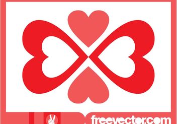 Romantic Hearts Layout - vector #158901 gratis