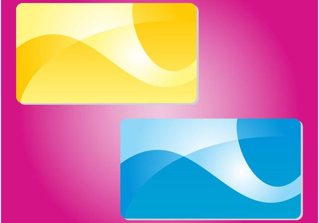 Abstract Colorful Cards - vector gratuit #159011 