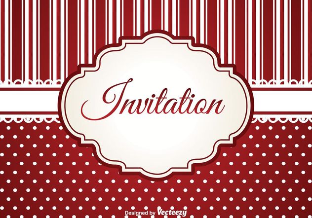 Invitation Template - vector gratuit #159171 