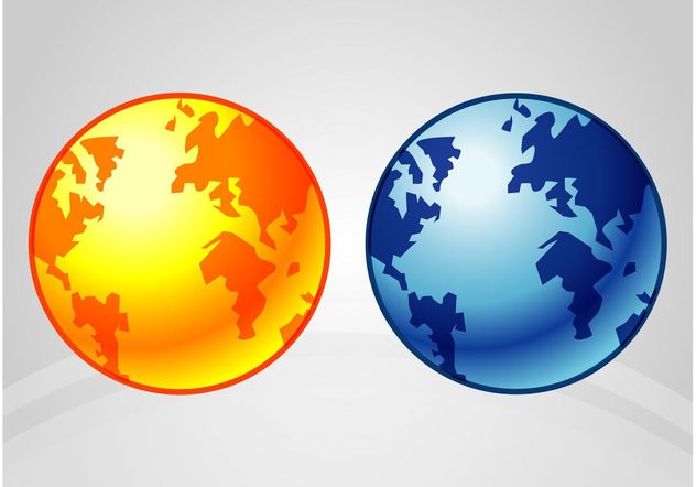 Earth Icons - Free vector #159831