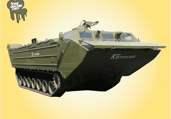 Military Tank - vector gratuit #162381 