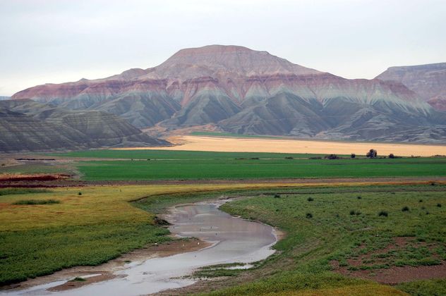 River among mountains at valley, Anatolia, Turkey - image #182901 gratis