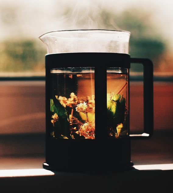 Herbal tea in teapot - Free image #183741