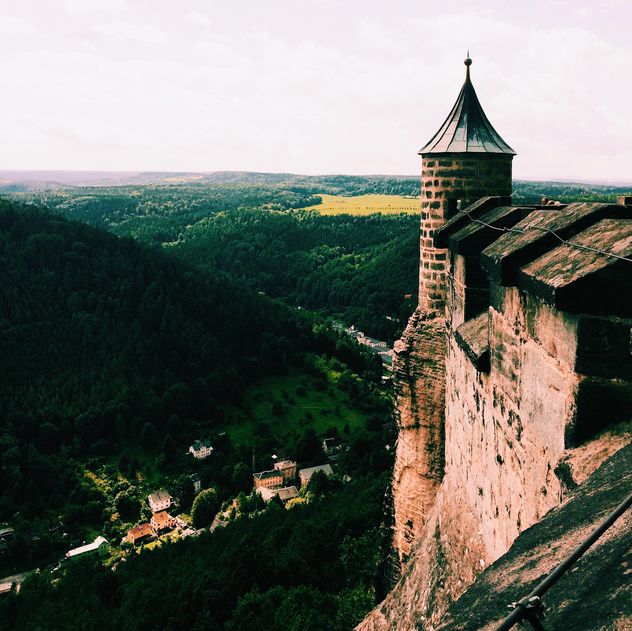Amazing landscape with old fortress, Germany - image gratuit #184131 