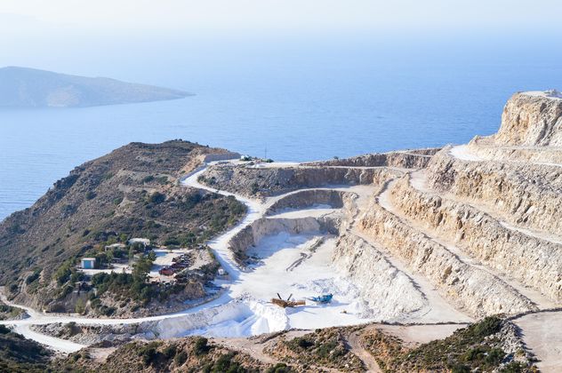 Quarry near Mochlos, Crete island - image gratuit #186271 