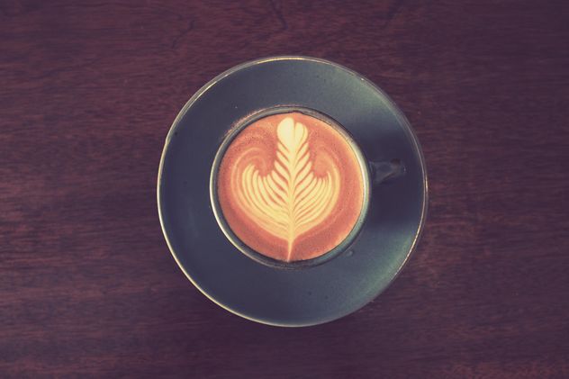 Cup of latte art - Kostenloses image #187061