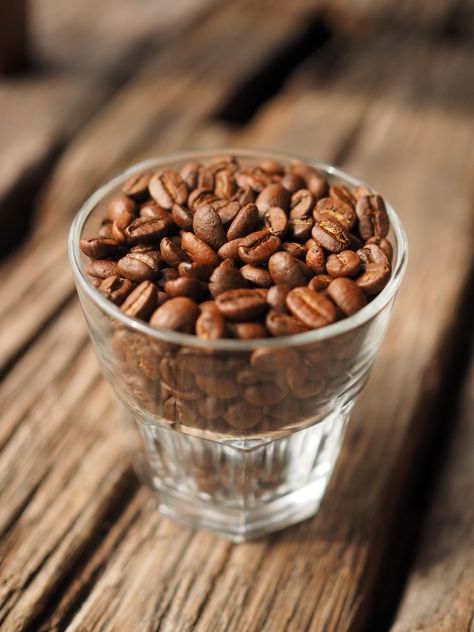 Coffee beans in glass - Kostenloses image #187121