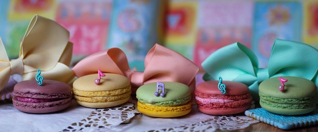 Colorful macaroons and cookies - Free image #187611